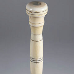 Whaler Made Knob Grip Walking Stick, 19th Century