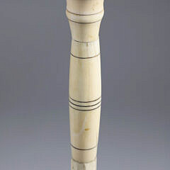 Whaler Made Knob Grip Walking Stick, 19th Century