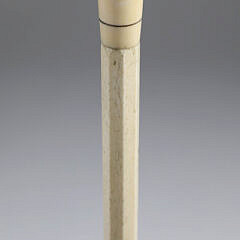 Whaler Made Knob Grip Walking Stick, 19th Century