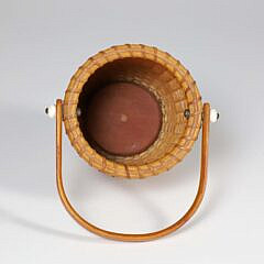 Maitino Round Swing Handle Nantucket Basket