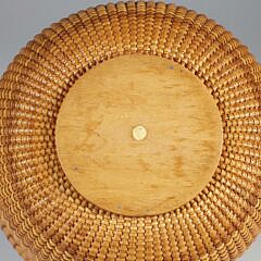 Michael Kane Round Swing Handle Nantucket Basket, circa 1983