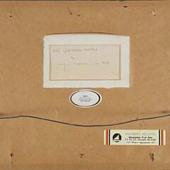 Wayne Morrell Watercolor and Colored Pencil “Off Gloucester Waters”, circa 1973