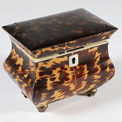British Regency Single Compartment Tea Caddy, 19th Century