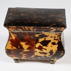 British Regency Single Compartment Tea Caddy, 19th Century