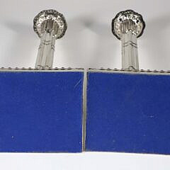 Pair of George III Style Sheffield Silver Plated Candlesticks