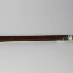 Carved Rosebud Grip Walking Stick, 19th Century
