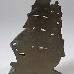 Arthur M.F.G. Co. Cast Iron Painted Clipper Ship Doorstop
