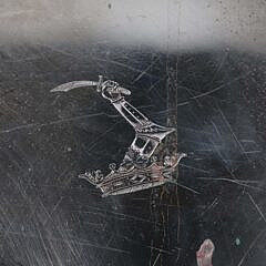 19th Century Silver Plated Cocktail Tray With Coat-Of-Arms
