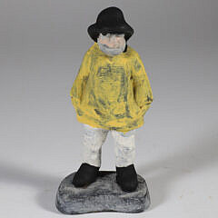 Cast Iron Painted Old Salt Doorstop