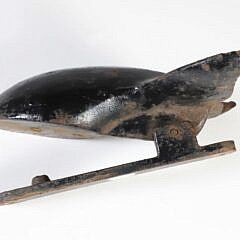 Vintage Cast Iron Whale’s Tail Fluke Door Knocker