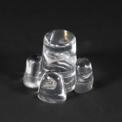 Signed Steuben Glass Architectural Paper Weight