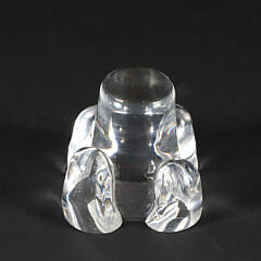 Signed Steuben Glass Architectural Paperweight