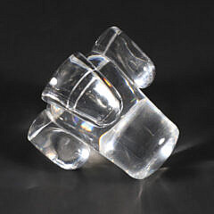 Signed Steuben Glass Architectural Paperweight