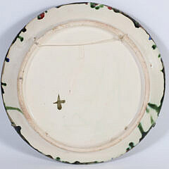 Vintage Majolica Palissy Style Lobster and Sea Life Charger