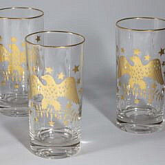 Set of 8 Vintage Libbey Highball Bicentennial Glasses