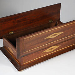 Antique Mahogany Double Lift Top Box
