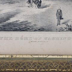 Currier and Ives Engraving “The House of Washington, Mt. Vernon VA”