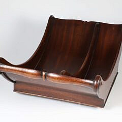 English Regency Mahogany Cheese Caddy, 19th Century