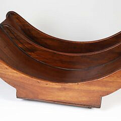 English Regency Mahogany Cheese Caddy, 19th Century