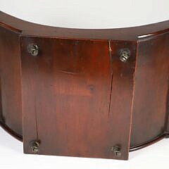 English Regency Mahogany Cheese Caddy, 19th Century