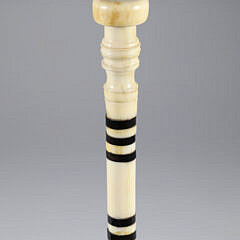 Whaler Made Knob Grip Walking Stick, 19th Century