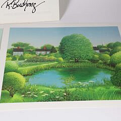 Robert “Bobby” Bushong Serigraphs “The Four Seasons” Folio
