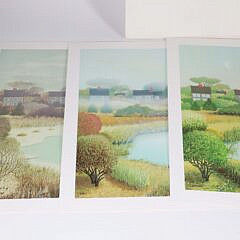 Robert “Bobby” Bushong Serigraphs “The Four Seasons” Folio
