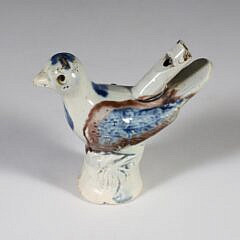 Porcelain Bird Fern Whistle, 18th Century