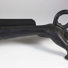 Contemporary Dachshund Hound Cast Iron Boot Scrape