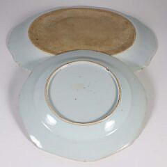 Fine Chinese Export Porcelain Famille Rose Platter and Soup Bowl, 18th Century