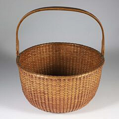 William Appleton Open Round Swing Handle Nantucket Basket