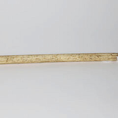 Whaler Made Clenched Fist with Serpent Walking Stick, 19th Century