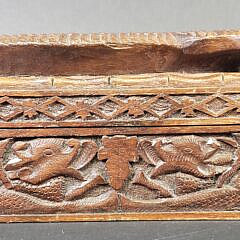 Antique/Vintage Profusely Carved Box, 20th century