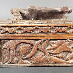 Antique/Vintage Profusely Carved Box, 20th century