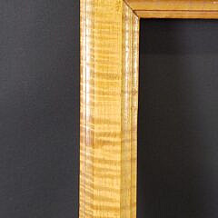 Vintage American Tiger Maple Picture Frame, 20th century