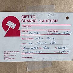  John Cuthbert Hare Watercolor on Paper “Provincetown Waterfront”, Painting, 20th century