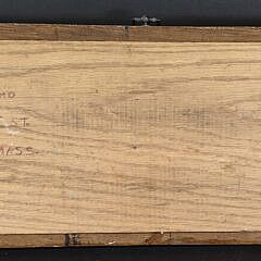 Vintage Carved Half Hull Boat Model, 20th century