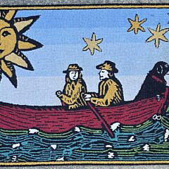 4619-955 Hooked Rug A