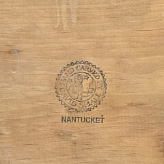 David Small Carved & Painted Folk Art Nantucket Sea Captain Plaque