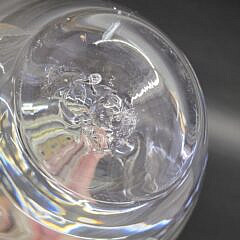 Simon Pearce Clear Crystal Single Gord Lamp