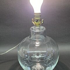 Simon Pearce Clear Crystal Single Gord Lamp