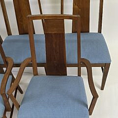  Set of Six Danish Teak Mid Century Modern Dining Chairs