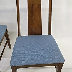  Set of Six Danish Teak Mid Century Modern Dining Chairs