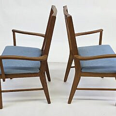  Set of Six Danish Teak Mid Century Modern Dining Chairs