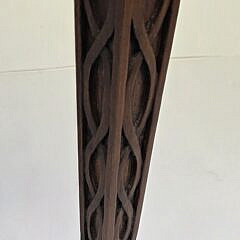 Maitland Smith Regency Style Tooled Leather Game Table