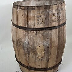 Vintage Nantucket Milk Barrel