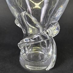 Vintage Signed Steuben Clear Crystal Vase