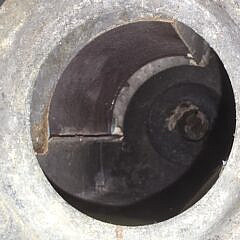 Set of Three Antique Metal Ships Light Lanterns, 19th century