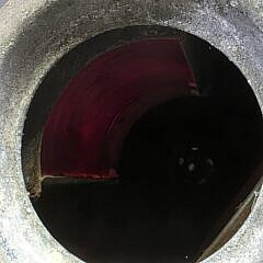 Set of Three Antique Metal Ships Light Lanterns, 19th century