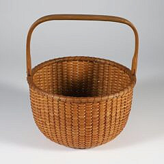 Sherwin Boyer Round Swing Nantucket Basket